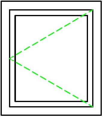1550 Inswing Casement