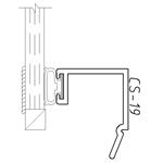 1/4" Glass with CS-19