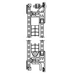 5-8" Take Out Blind Sash