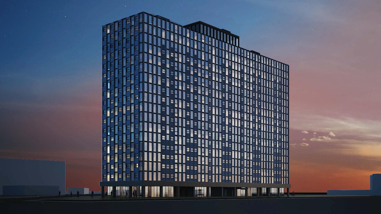 Harrison Apartments using Winco's 8325 window series.