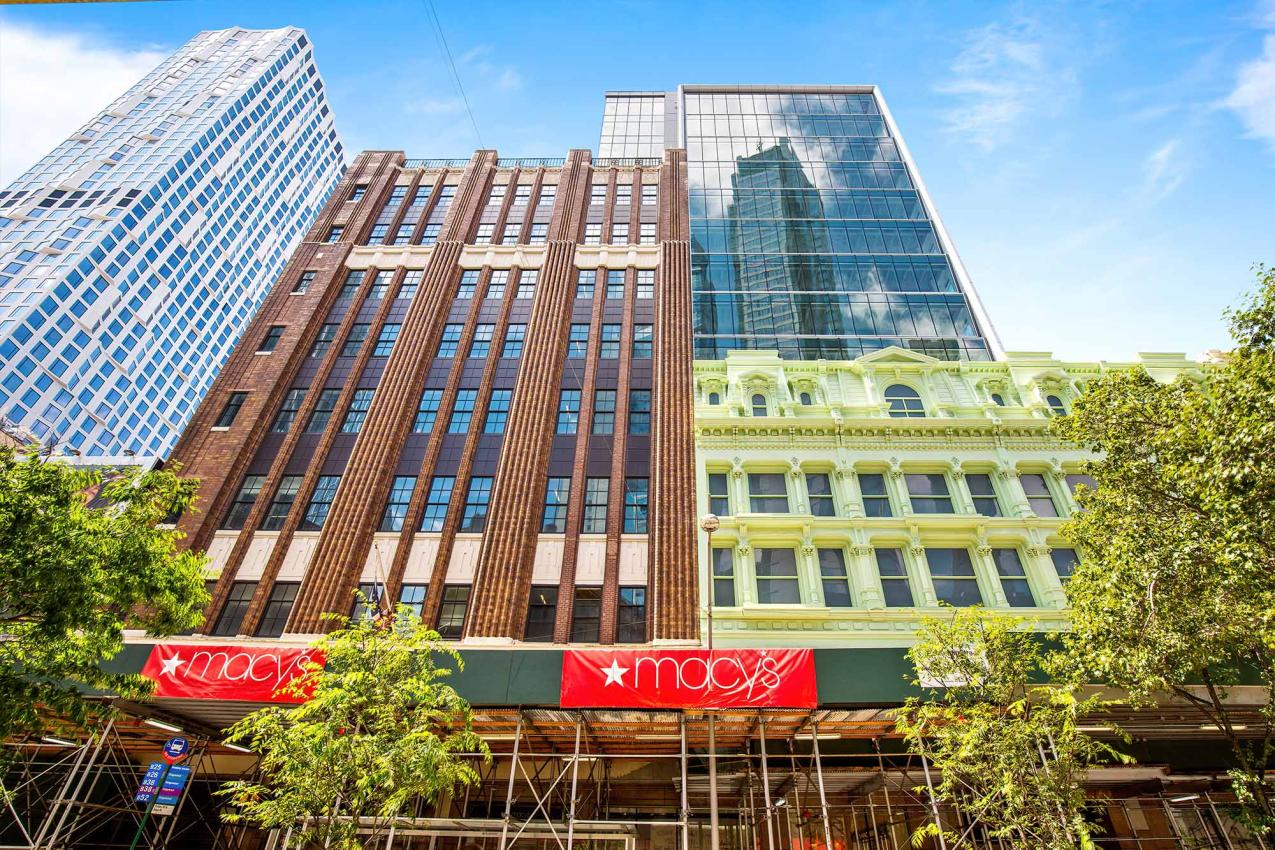 Macy's Façade Restoration Recaptures the Look of 1865 using Winco's 1450 Hung Replica Window