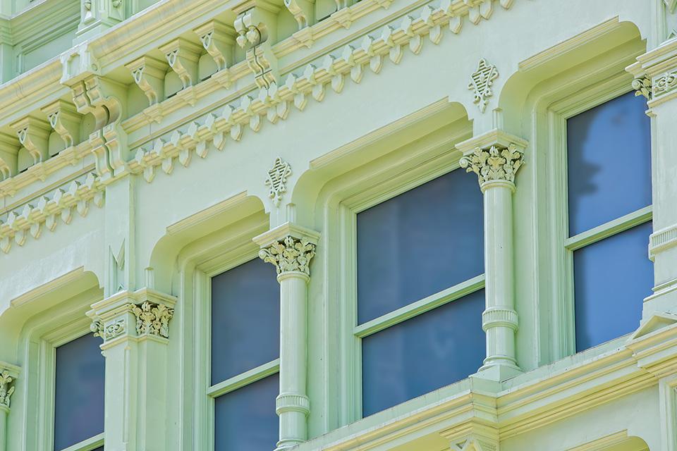 Macy's Façade Restoration Recaptures the Look of 1865 using Winco's 1450 Hung Replica Window