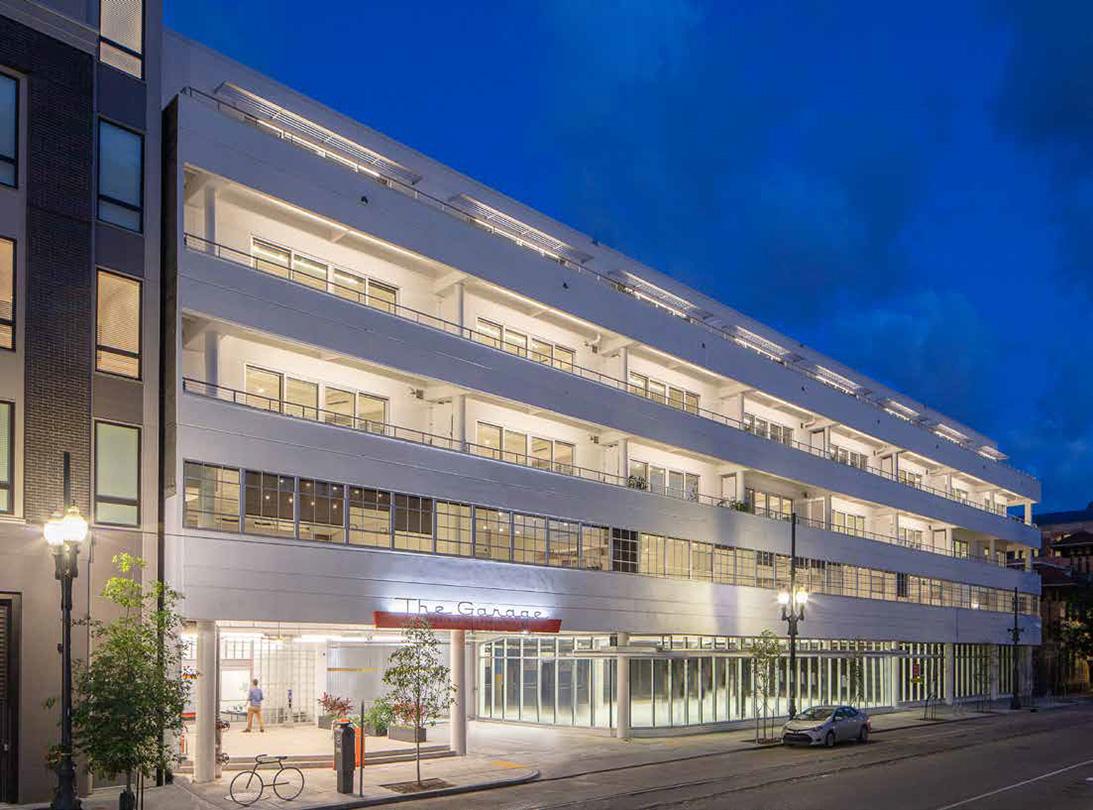 WINCO’s 3250 series Steel Replica windows were installed side-by-side around The Garage’s entire second floor, restoring the look of the dealership’s original windows.