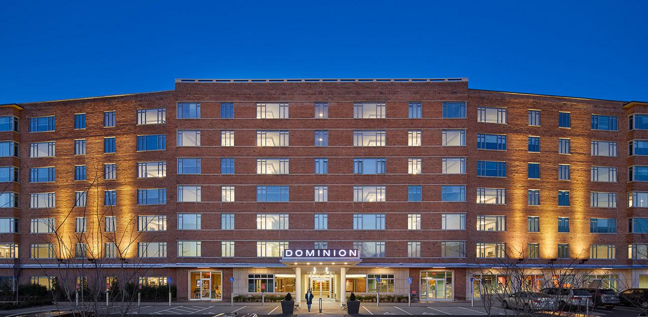 The original steel windows have been replaced with Winco's 3250 Steel Replica aluminum windows that match the style and profile of the originals.