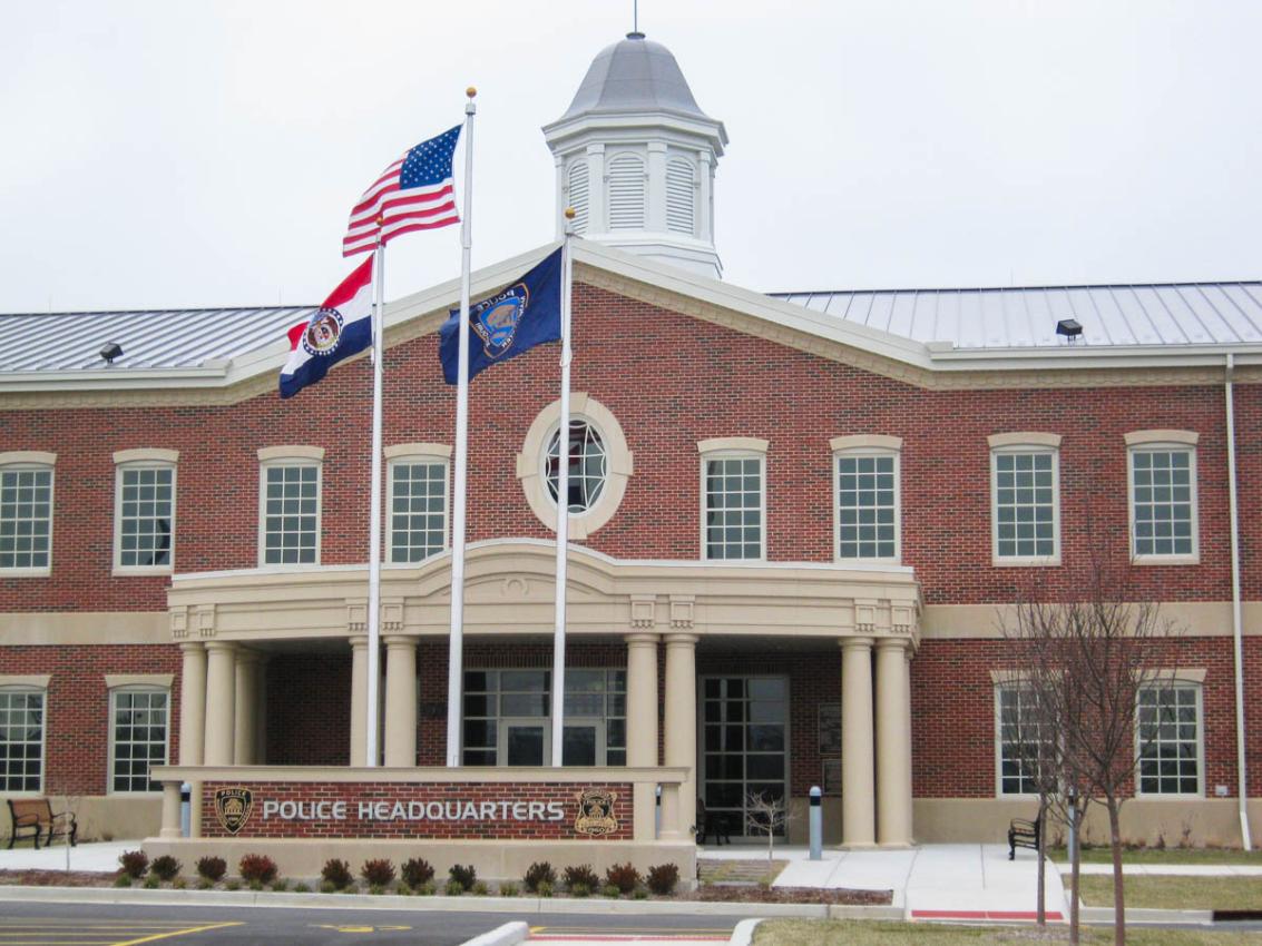 Manchester Police Department using Winco's 1450S windows.