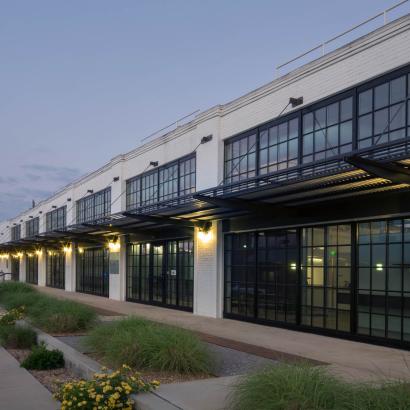 Bakers Row displaying Winco's 1150S historic replica windows